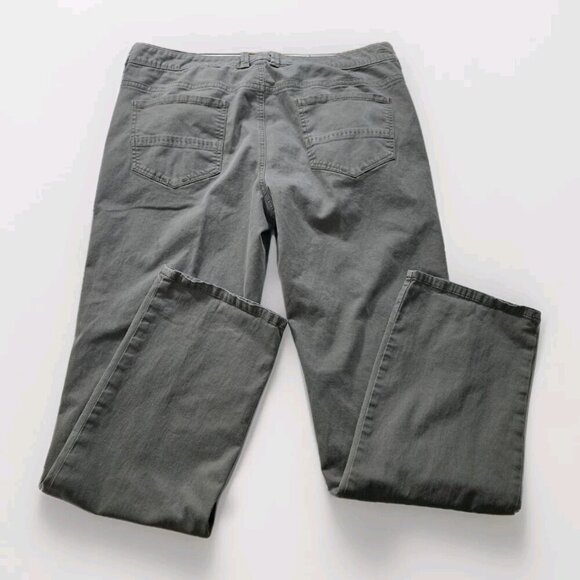 Tommy Bahama Pants Mens 38x34 Gray Cotton Pockets Stretch Preppy Embroidery Logo - Picture 12 of 15